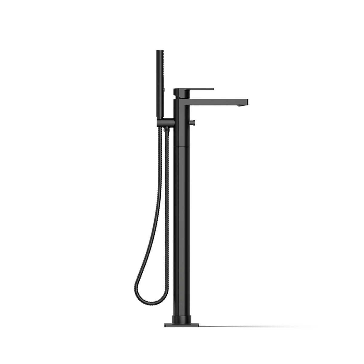 KOHLER T23492-4-BL Parallel® Floor-mount bath filler trim with
