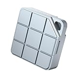 TICFOX 1 TB Tragbare SSD-Festplatte, Interne Festplatte M.2 2230 PCIe NVMe SSD, USB-C 3.2 mit bis zu 1050 MB/s, Kleine, Niedliche SSD für iPhone, MacBook Pro, Aluminium (Silber)