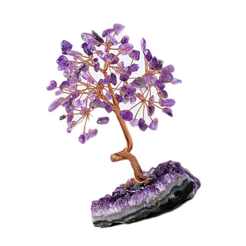 Bonsaï en cristal améthyste feng shui richesse prospérité décoration bureau - 2