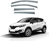 WangWeiY 4 Stück Windabweiser für Renault Captur/Kaptur 2015-2018, Car Comfort Windabweiser...