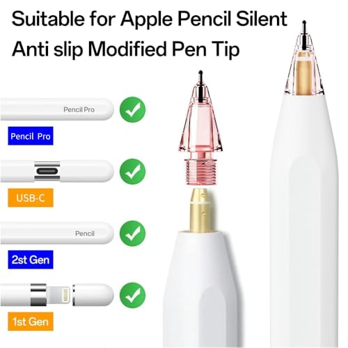 Puntas de repuesto para lápiz Apple Pencil Pro y Logitech Crayon 5