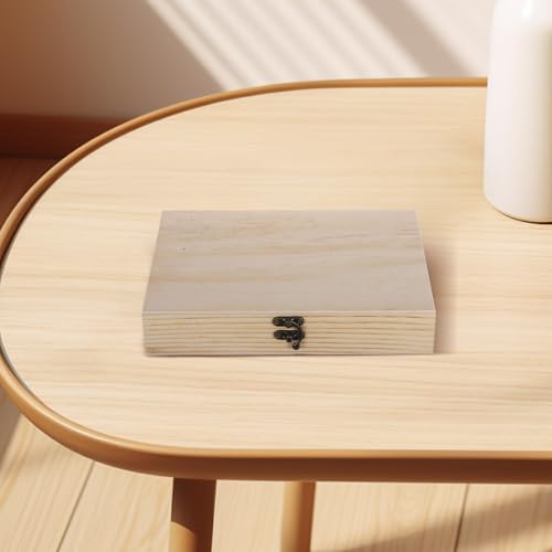 Caja de almacenamiento de madera para cigarros y objetos pequeños TOPBATHY 6
