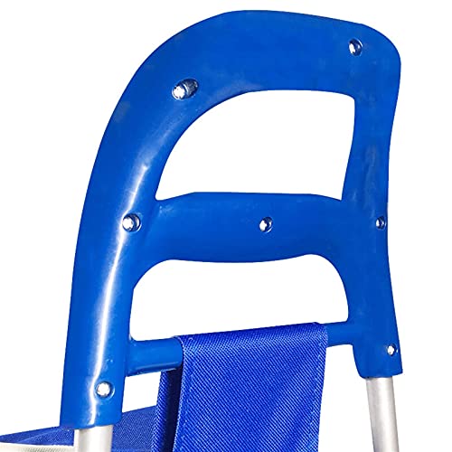 Einkaufstrolley Treppensteiger Einkaufstrolley, blau rot kariert, Einkaufskorb, tragbarer Gepäckwagen, B, – Bild 7