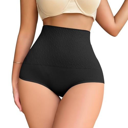 ZENGSING Ropa Interior Femenina Fajas Reductoras Fajas Reductoras de Cintura Alta Bragas de Control de Abdomen Ropa Interior Comfy Control Pantalones levantadores de glúteos (Negro, M)