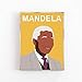 Póster de Nelson Mandela, impresión de arte minimalista, arte negro, africano, arte pop contemporáneo, arte de pared, lienzo sin marco, pintura A 60x90cm