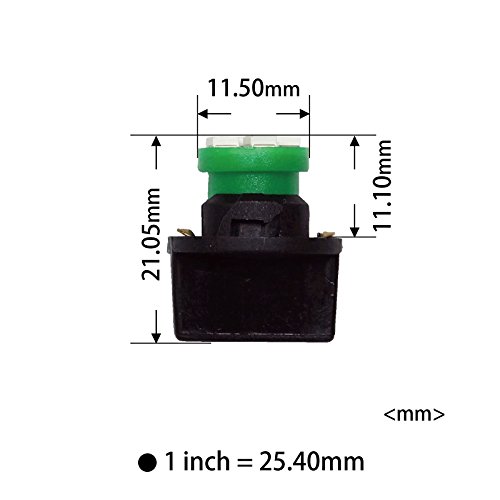 LED T10 PA Rosa 20 unidades 12V para tablero miniatura 6
