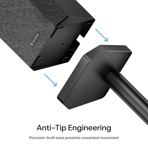 Image of ThunderBeat Speaker Stand - Quick Setup, Anti-Tip Base, Holds Up to 4kg, Tool-Free Design for Home Theater & Wireless Surround Systems (1 Pair)