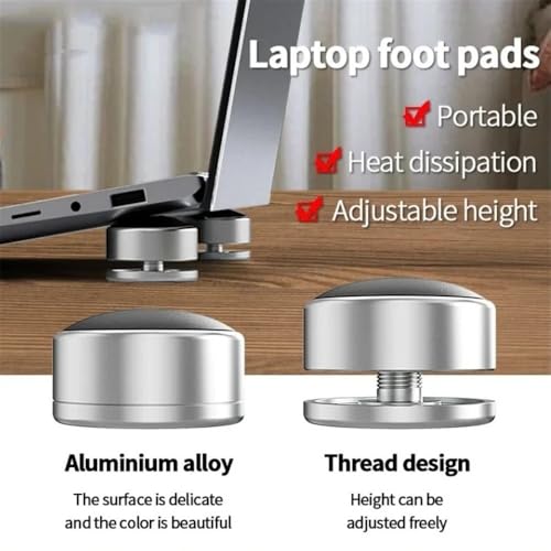 Soporte portátil ajustable para laptop de aluminio miniatura 3