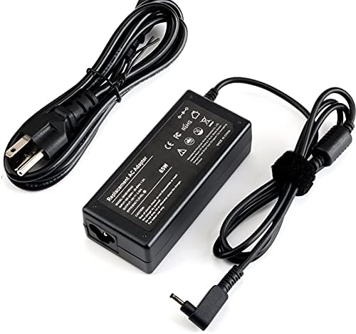 65W AC Laptop Charger for Acer Chromebook R11 14 15 CB3-111 CB3-131 CB3-431 CB3-532 CB3-532-C47C CB3-532-C8DF CB3-431-C5EX N15Q9 A13-045N2A A11-065N1A N15Q8 N16Q1 Power Adapter Supply Cord
