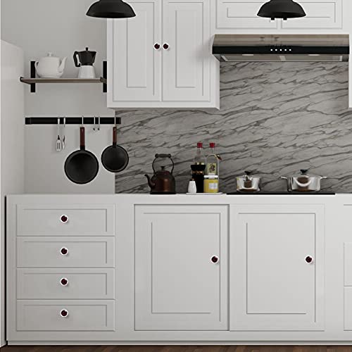 Boutons décoratifs ronds pour armoire et tiroirs de commode léopard x12 - 7
