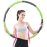 🌺【Material de alta calidad】:Nuestro aro de hula tiene un tubo de soporte interno y espuma suave y antideslizante. El tubo interior está hecho de plástico pvc y está envuelto con una capa de espuma antideslizante de alta calidad. Le proporciona una gran protección cuando hace ejercicio.