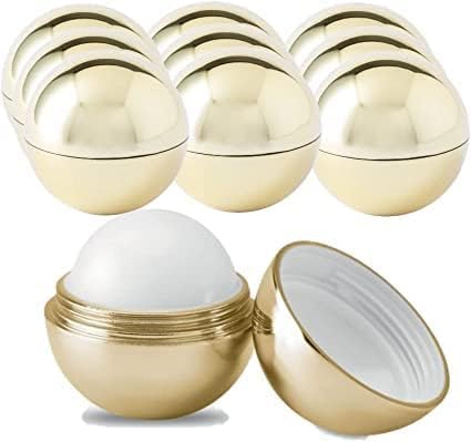 Bálsamo Labial Metalizado Oro -Lote 20 unidades- Detalles Bodas de Oro prácticos, Lip Gloss Regalos bodas mujeres