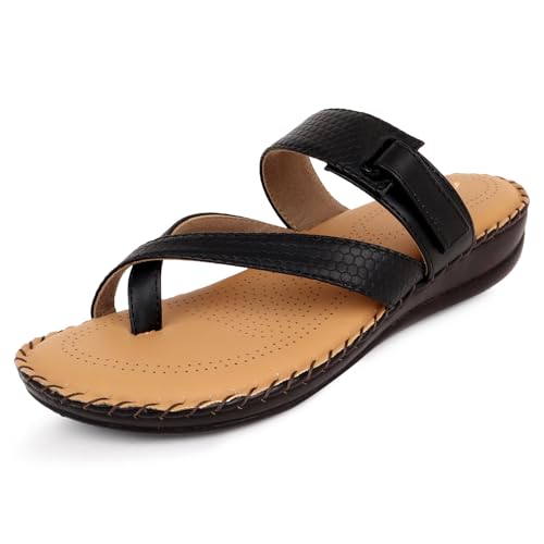 Image of TRASE Sleek Women's Casual Ortho Slippers - Stylish Toe Ring Slippers - Ortho Soft Slippers For Women