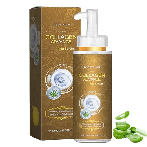 Collagen Boost Anti Aging Serum For Face, Wrinkle Fillers That Work Hydrating, Dark Spot Correcting Glow Serum, Collagen Boost Firming Skincare Moisturiser Wrinkle For Youthful Large-capacity 100 ML