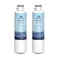 MARRIOTTO MIWF6200 Water Filter Replacement for Midea MIWF6200, MRS26D5AST, MRS26D7AST, MRQ22D7AST, MF-2008-R2, NS-WF26SS0-1, Zline MIWFT2100, RFM-W-36, WF200, SJWF200, SJG2254FS, NSF42, (2 Pack)