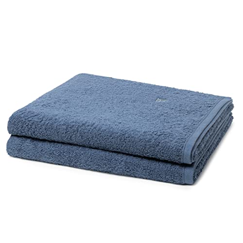 Ross - 2 teiliges Frottier-Set - Vita (2 X Duschtuch im Set) - 520 g/m2 - Baumwolle - Walkfrottee - saugstark - weich und flauschig - Denim