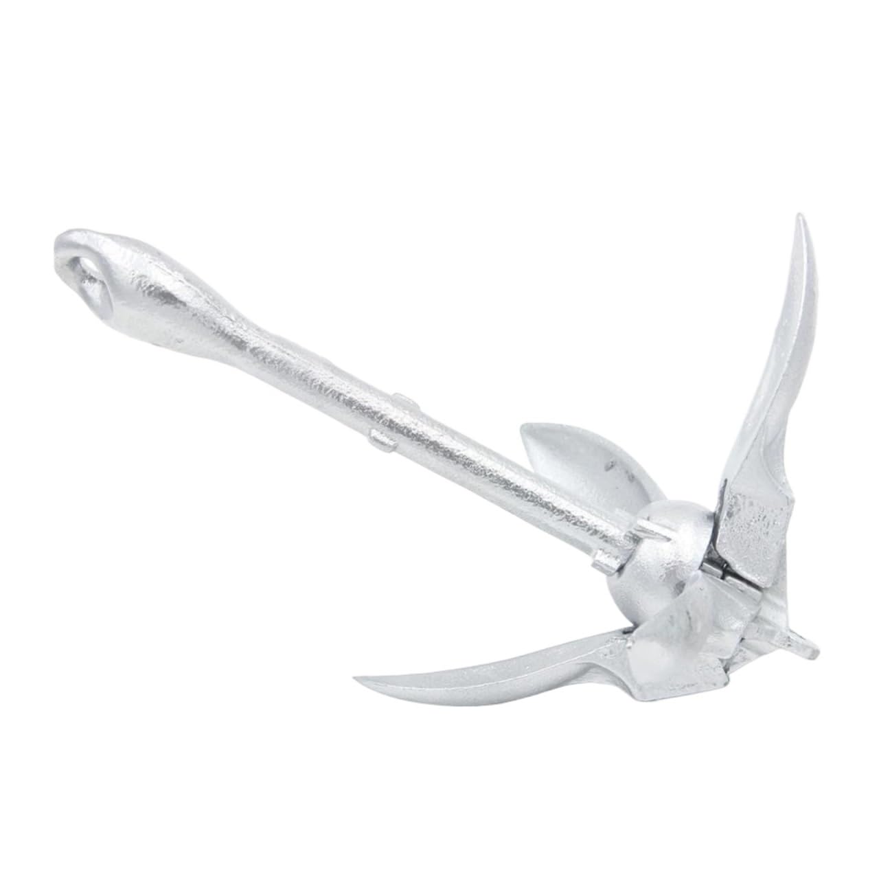 Ancla de rezón plegable Ancla de acero inoxidable pulido con rezón for embarcaciones. Ancla de garra. Ancla plegable, herrajes de anclaje for anclaje con rezón for embarcaciones Cómoda y portátil, esp