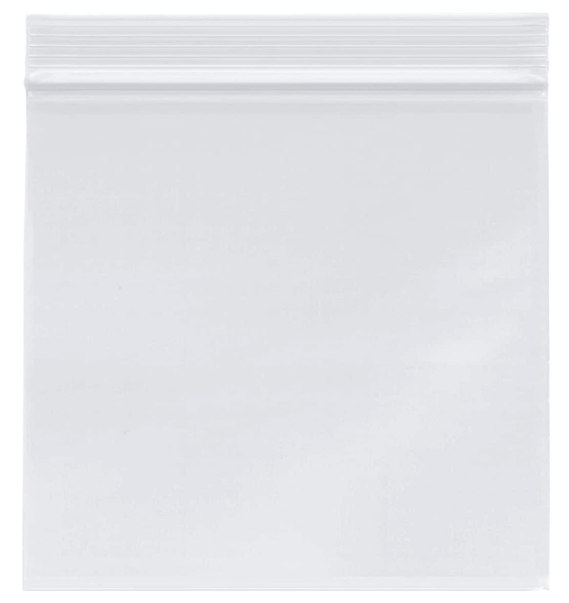 888 Display USA - 200 bolsas de plástico transparente con cierre de cremallera resellable de 6 x 6 pulgadas, 2 mil