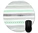Produktbild Goodaily Mousepad Hipster Mintgrün Grau Aquarell Streifen Mauspad