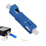 SC Stecker zu LC Buchse Glasfaseradapter Fiber Optischer Konverter Optisches Gerät Elektrisches Zubehör Steckdosen Hybrid Optical Adapter Power Converter für Netzwerk und optische Kommunikation