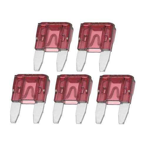 Image of Partuto 5 Pcs Mini 40AMP APM/ATM Universal Car Fuse Blade Style Fuses Short Circuit Protection - Automotive Car Boat Truck SUV RV - Plastic Metal Deep Purple
