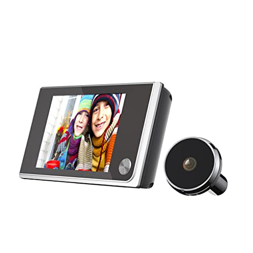 WIUSOODE Visor digital de olho mágico de 3,5 polegadas Monitoramento de alta definição Campainha Câm