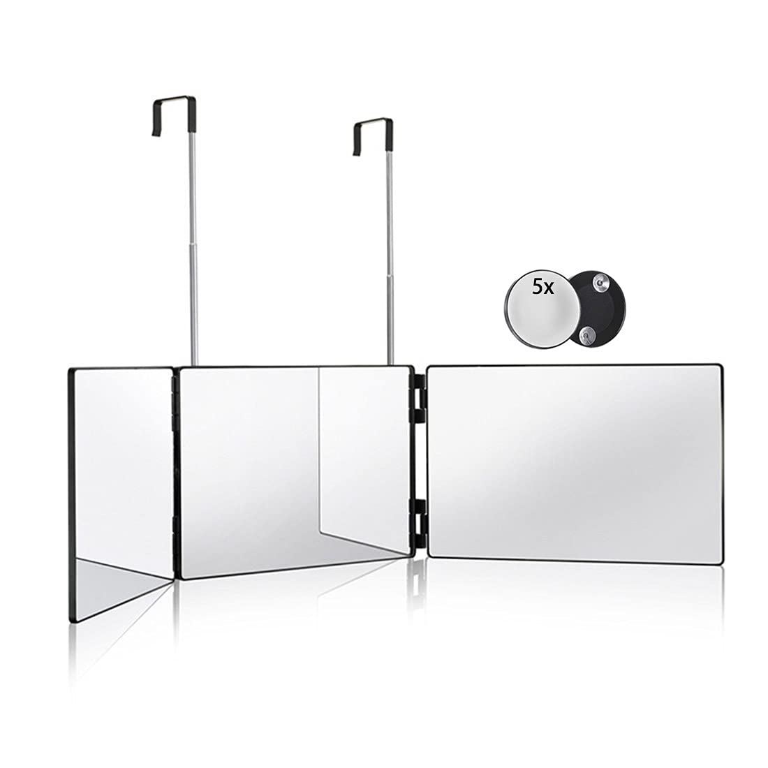 Amazon.com - HIEEY 3 Way Mirror for Hair Cutting,360 Trifold 