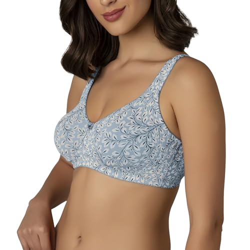 Image of Amante Purple Women Solid Non Padded Wirefree Super Support Bra