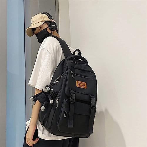 Casual Backpack Large Capacity Gorilla Backpack Waterproof Camping Hiking Travel College Laptop Travel Man Woman 2024 (Black)4
