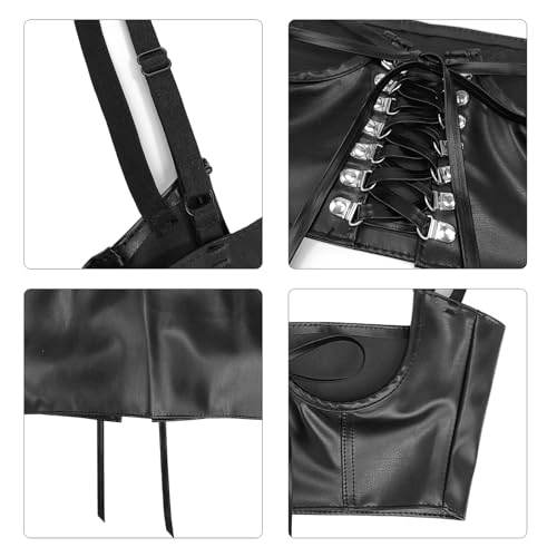 Waist Belt,Elegant Corset Belt Waistband for Women Elastic Costume Waist Belt Underbust Women Underbust Lace Up Tops2