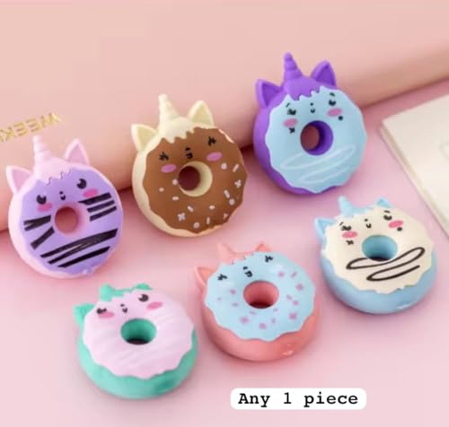 Image of Le Delite Kids Stationery goody Gift Box, any 10 Piece Cute Items, Party Return Gifts, Birthday Favors, School Supplies with Pen, Pencil, Eraser, Sharpener, Keychain, Diary, Bookmark, Folder, Tape