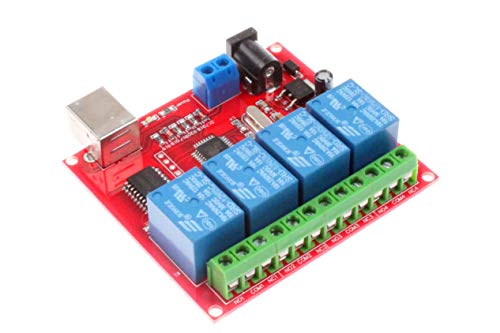 Módulo de relé de 4 canales 24V NOYITO para domótica y PC Smart Controller 4