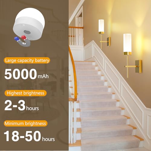 Apliques de pared inalámbricos para crear ambientes acogedores en salones y dormitorios 3