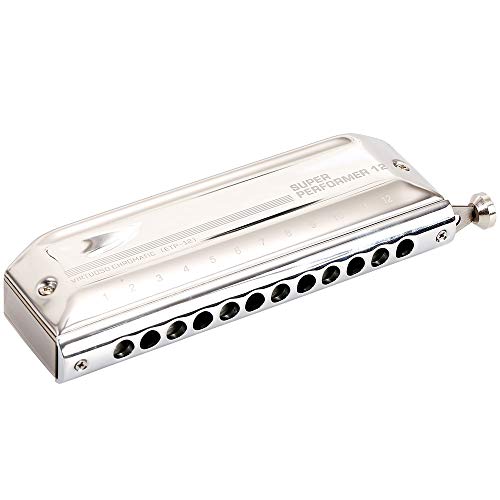 Harmonica Chromatic Super Performer 16 Trous En Alliage De Titane Peigne Performance Precision Innovation Harp - Les Beatles, Paul McCartney, John Lennon, RIngo Starr, George Harrison Harmonica Chromatic Super Performer 16 Trous En Alliage De Titane Peigne Performance Precision Innovation Harp