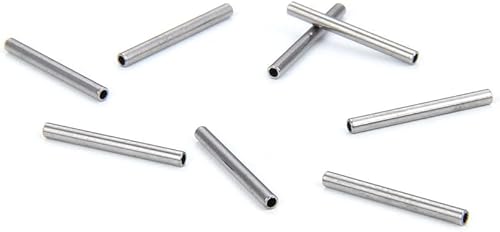 Miniatura 7 de Adabele SJF27-4 - 200 cuentas sueltas de acero inoxidable de grado 304 de 0.197 in (0.2 pulgadas) de largo