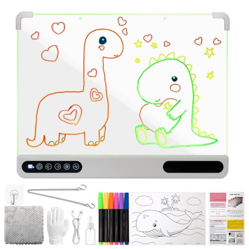 Planche à dessin LED pour enfants rechargeable : fini le gaspillage de papier et les taches