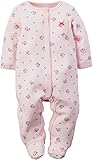 Carter's Baby Girls' Footie, Pink Floral, Newborn