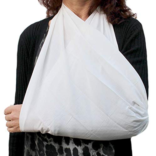 Noba Armtragetuch Dreiecktuch 136 x 96 x 96 cm (weiß, aus Viskosegewebe, 1 StÃck)