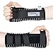 Actesso Atmungsaktive Handgelenkschiene Handgelenkstütze - Entlastung für Karpaltunnelsyndrom, Verstauchungen, RSI und Tendinitis /Sehnenscheidenentzündung (Schwarz, M, Rechts)