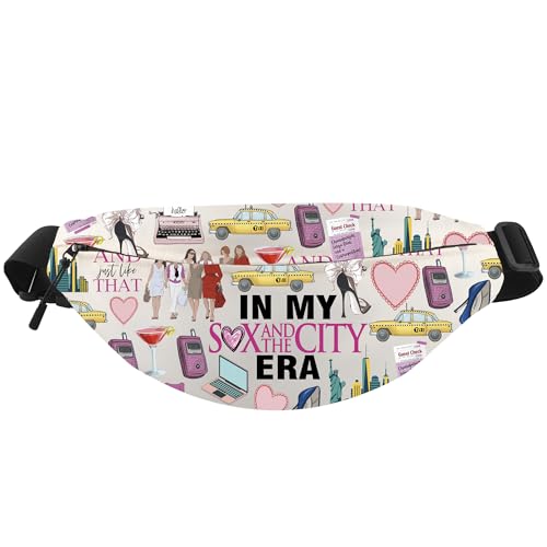 WCGXKO SATC Movie Gift In My Sex City Era Crossbody Waist Pack Comedy Drama Series Merch Romantic Comedies Tv Show Merch (Sex Pack)