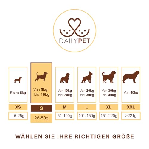 DAILY PET Kaffeeholz für Hunde - Robustes Kauholz für Welpen - Langlebige Kauwurzel für Hunde - Kaustange Natürliches Kauspielzeug - Welpenspielzeug - Größe: S