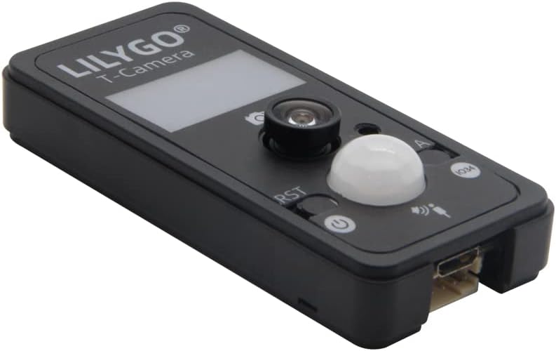 LILYGO T-Camera S3 ESP32-S3 ESP32-Cam 2 Million Pixels HD Camera TTGO Development Board ESP32-S3FN16R8 with 0.96" SSD1306 OLED Mic Pir PMU (T-Camera with Shell)
