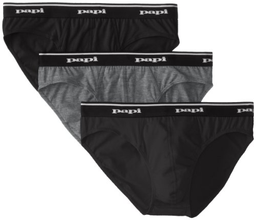 Papi Men's 3-Pack 100% Cotton Brief