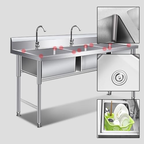 Évier de cuisine 3 bacs pour optimiser l'espace et simplifier le nettoyage - 6