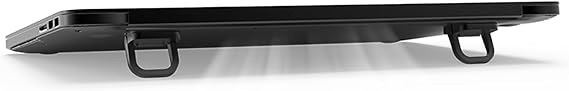 Notebook Invisible Stand, Computer Keyboard Stand for Desk , Bracket Mini Portable Heightened Cooling Stand (Black)