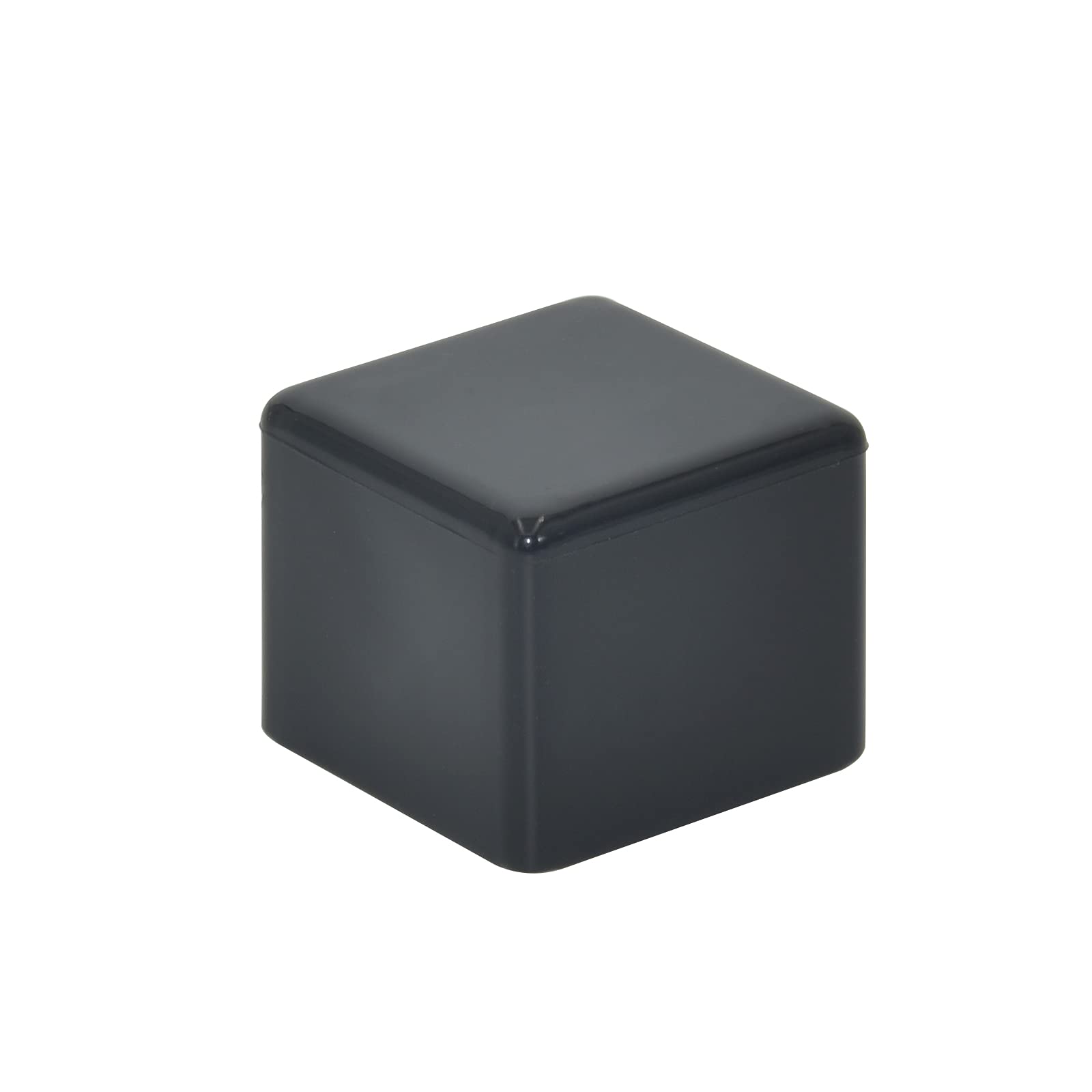 Flyshop 12Pcs Bright Black PVC Furniture Feet Caps Tips, Square Fexible Chair Table Leg Caps - Image 3