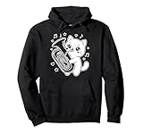Tuba Kawaii Cat Fanfare Militaire Sweat à Capuche