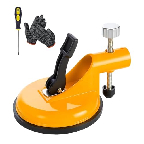 Image of Adjustable Height Setter, Alignment Leveling Clamp, Countertop Tool, Professional for Granite, Marble, Quartz(Yellow)