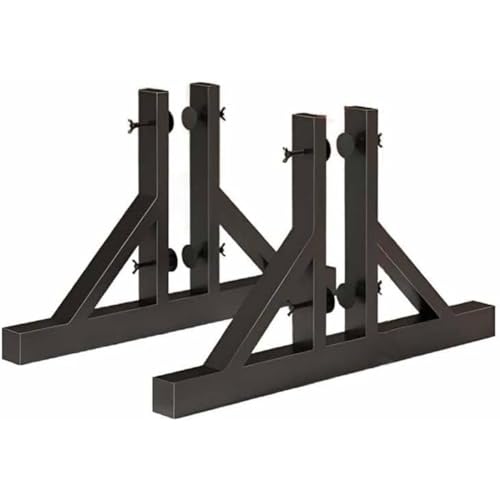 ZCBYBT Soporte de exhibición de Muestra para Puertas de Madera, baldosas y Carteles publicitarios, 54x32cm, 2 uds.,Negro