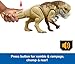 Mattel Jurassic World Rebirth Distortus Rex Rumble N Rampage Dinosaur Action Figure 22 Inch with 2 Attack Actions, Content-Accurate, Digital Play